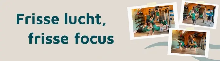 Sporten en frisse focus